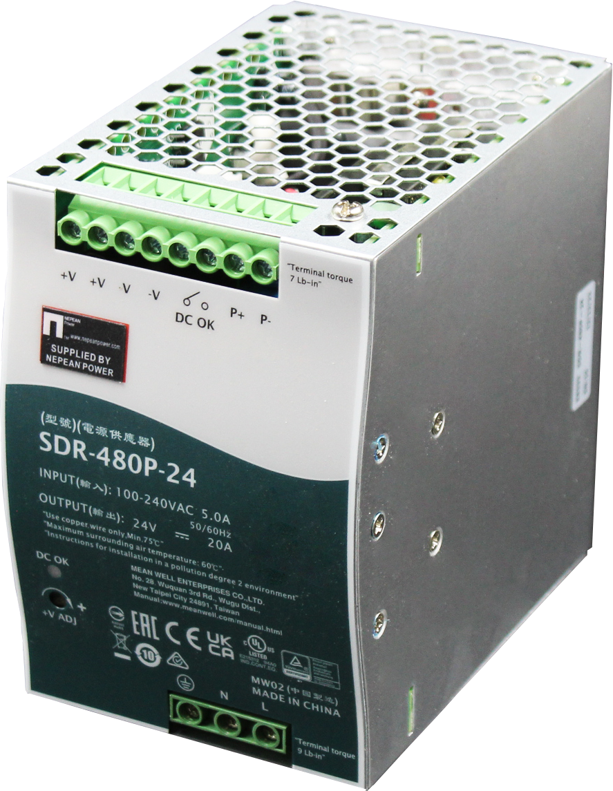 SDR-480P-24 & SDR-480P-48 Power Supply 480W